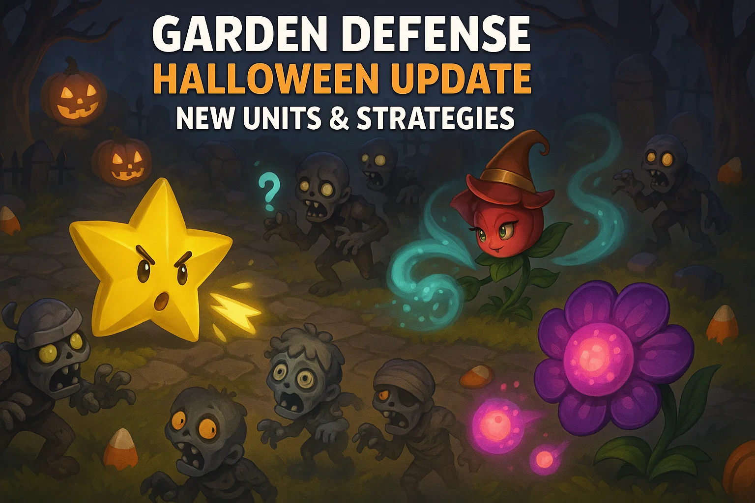 The Halloween Update Brings New Power to Garden Defense: A Closer Look at the Latest Units
