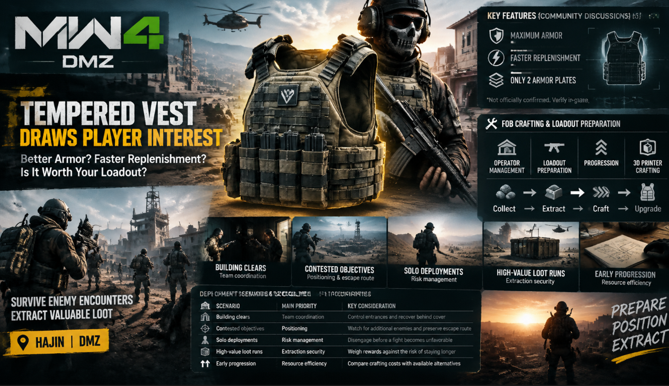 CoD MW4 Tempered Vest Draws Player Interest